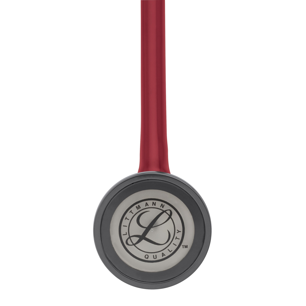 Stetoscop 3M Littmann Master Cardiology Rosu Burgundia 2163 - capsula vedere frontala