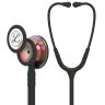 Pachet student - Stetoscop Littmann Classic III Negru cu capsula curcubeu 5870 + Borseta verde lime perlat